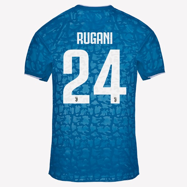 Camiseta Juventus NO.24 Rugani Tercera equipación 2019-2020 Azul